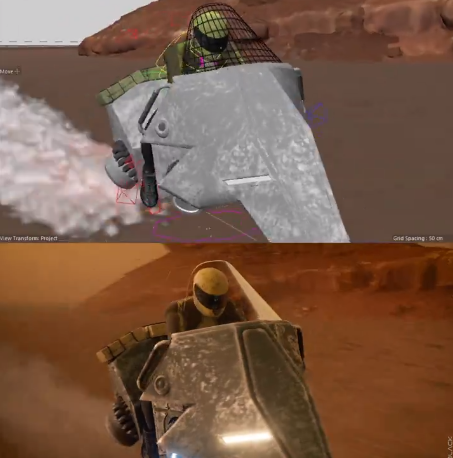 2015 年音乐曲目 Badlands Escape Pod 搭配制作的新 3D 动画